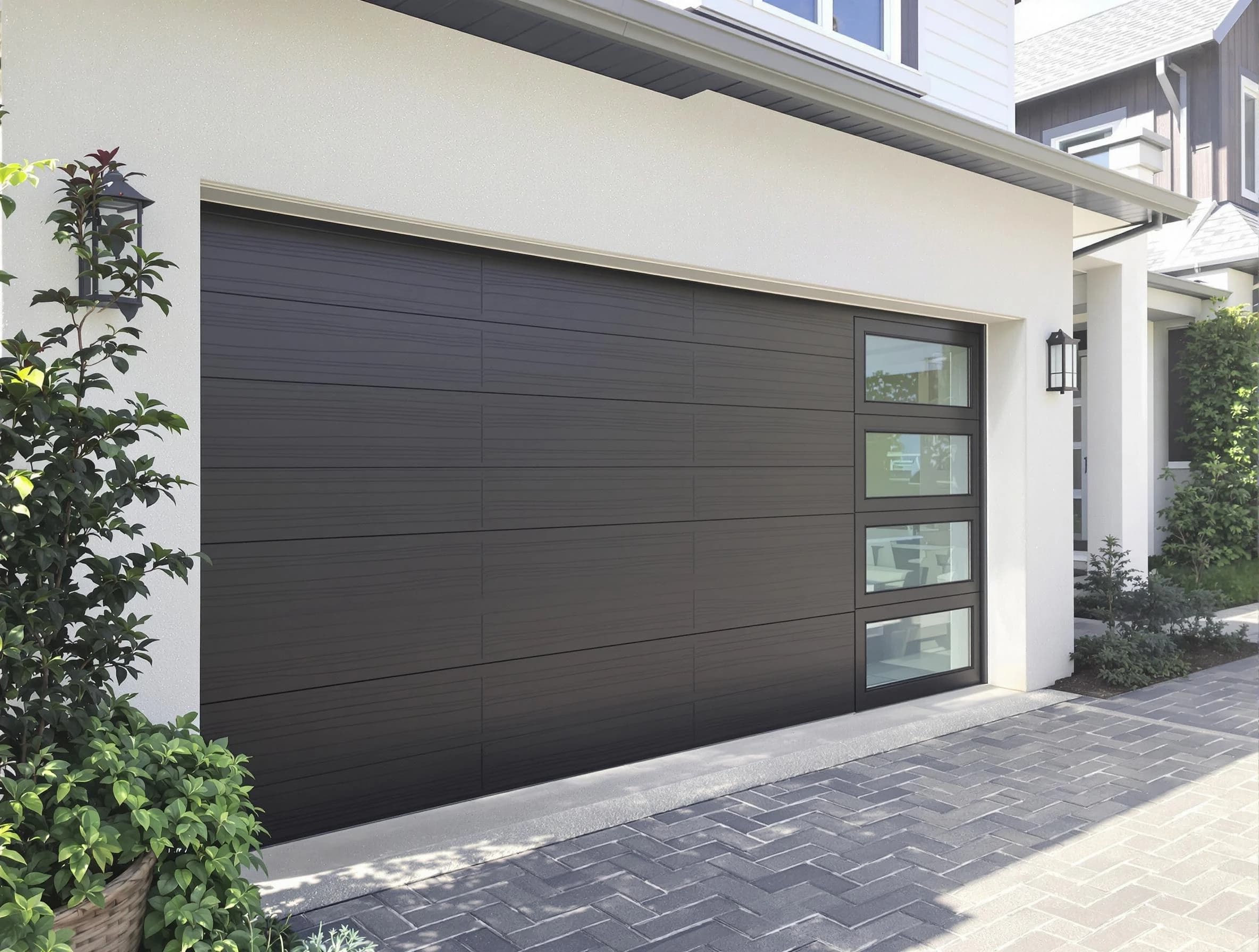 Custom garage door installation by Woodlake Garage Door Repair in Woodlake
