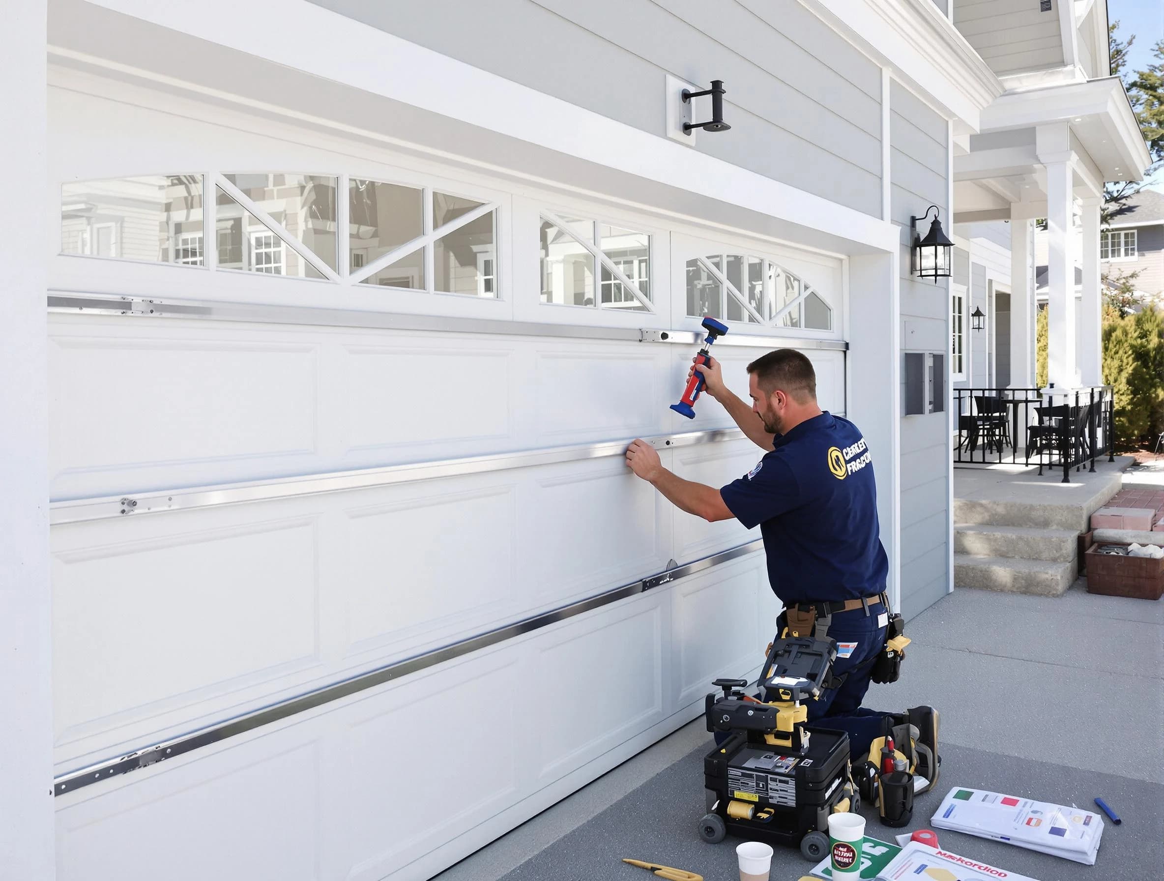 Professional garage door installation by Woodlake Garage Door Repair in Woodlake