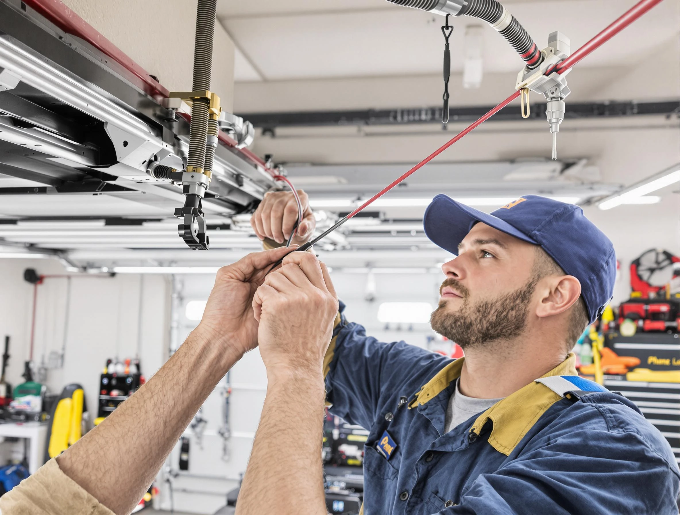 Garage Door Cable Repair in Woodlake
