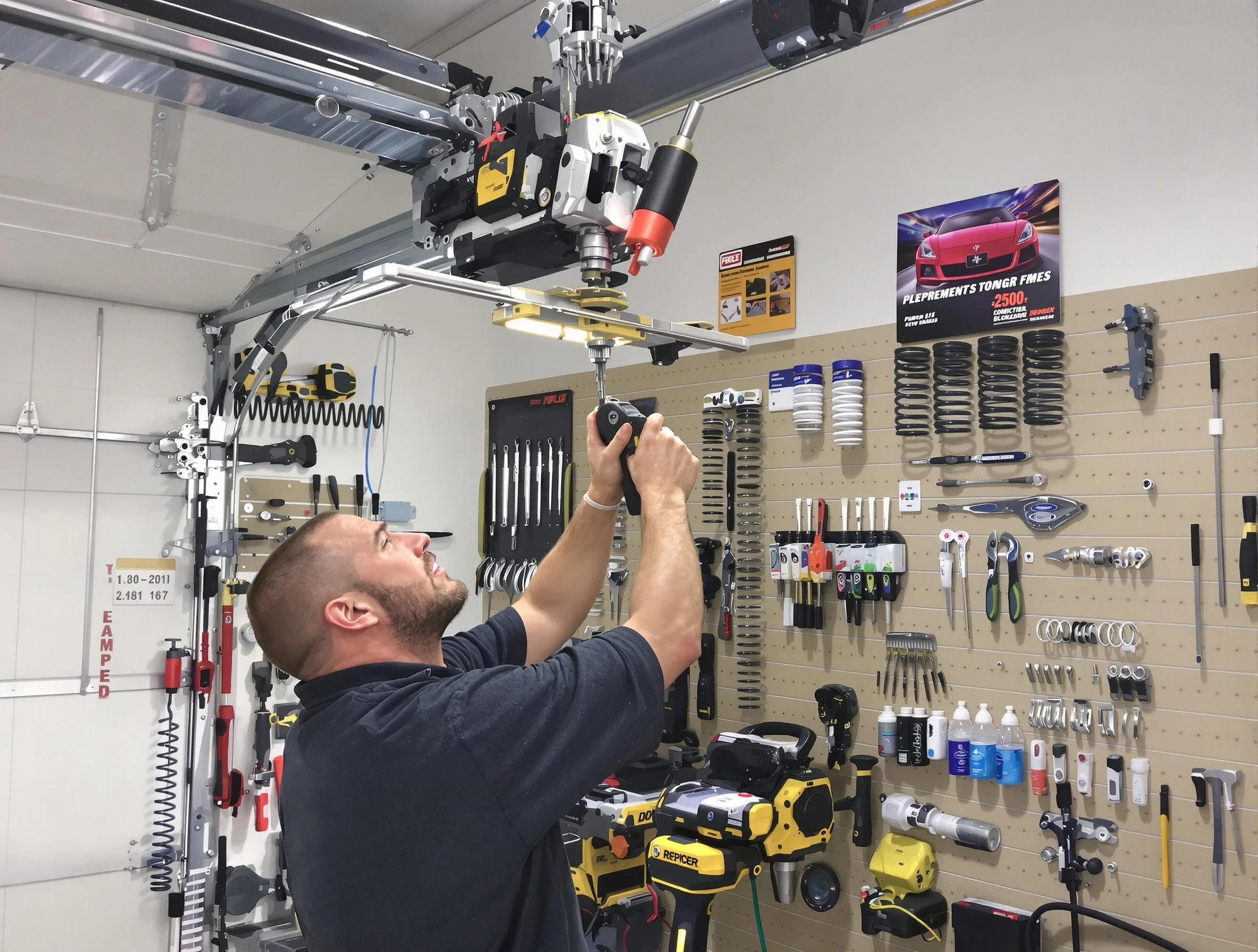 Garage Door Spring Repair in Woodlake