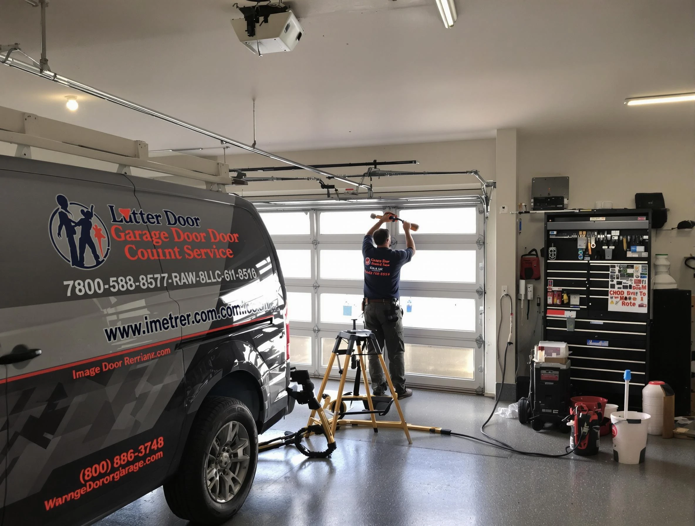 Woodlake Garage Door Repair rapid response team performing same-day repair in Woodlake
